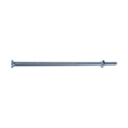 Midwest Fastener 3/16"-24 x 6 in Slotted Flat Machine Screw, Zinc Plated Steel, 8 PK 60103